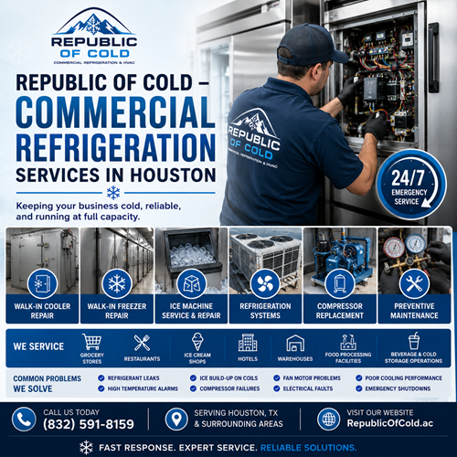 Republic of Cold – Commercial Refrigeration Services in Houston